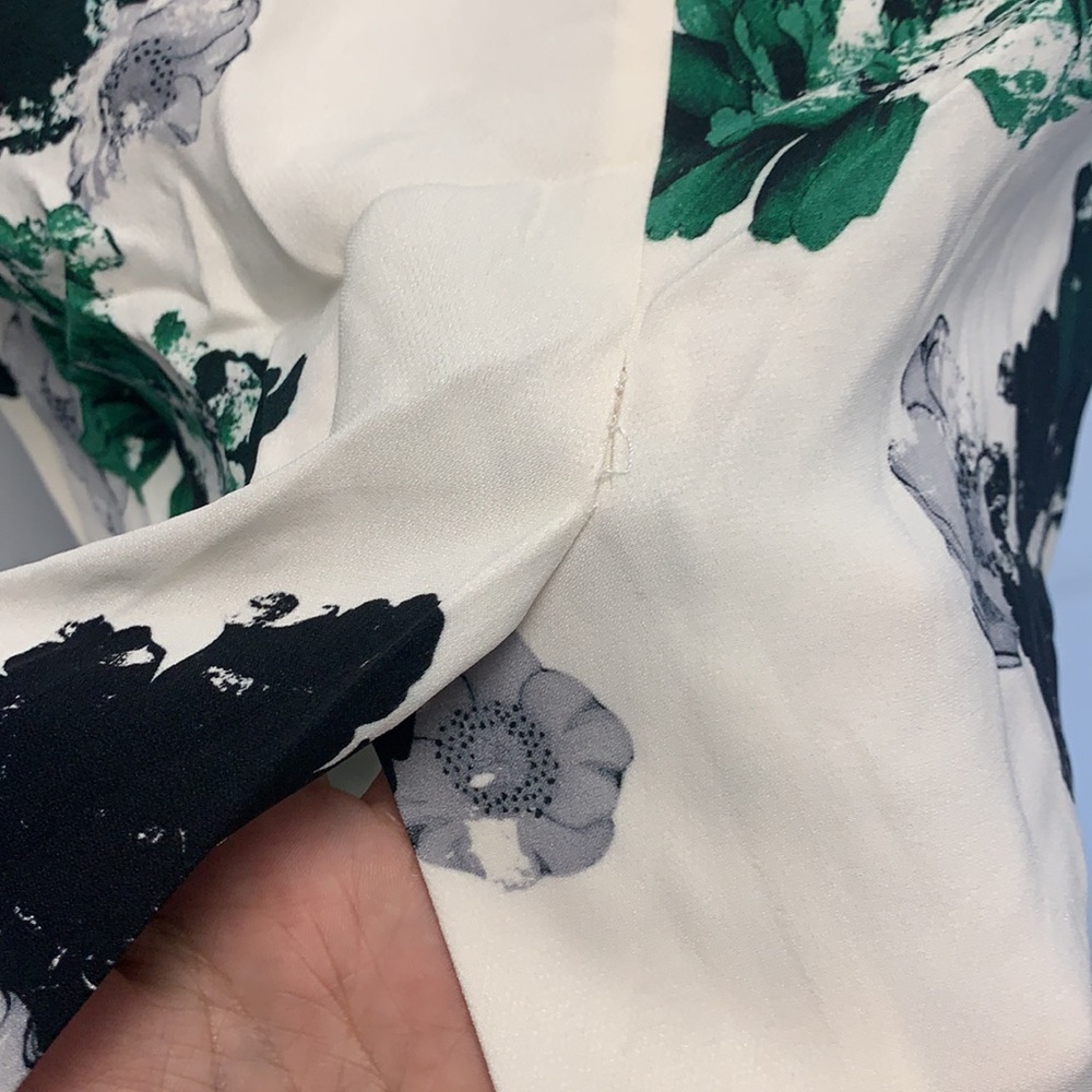 A.L.C Bell long floral print pencil skirt - Picture 7 of 8